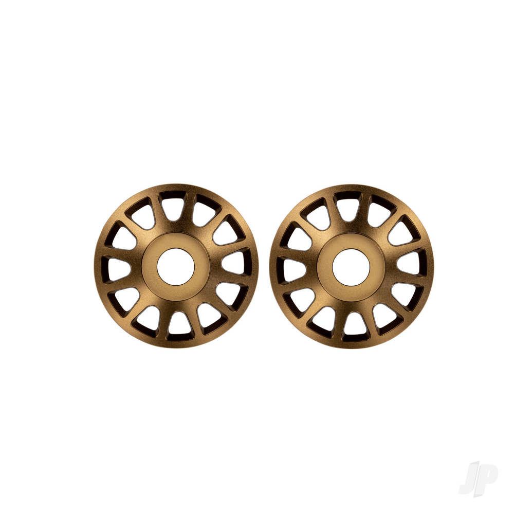 Traxxas Wheel centres, Method Race Wheels 703 Beadlock (6061-T6 aluminium, bronze-anodised), 2.5x10mm CS (12) (beadlock rings sold separately) (2)
