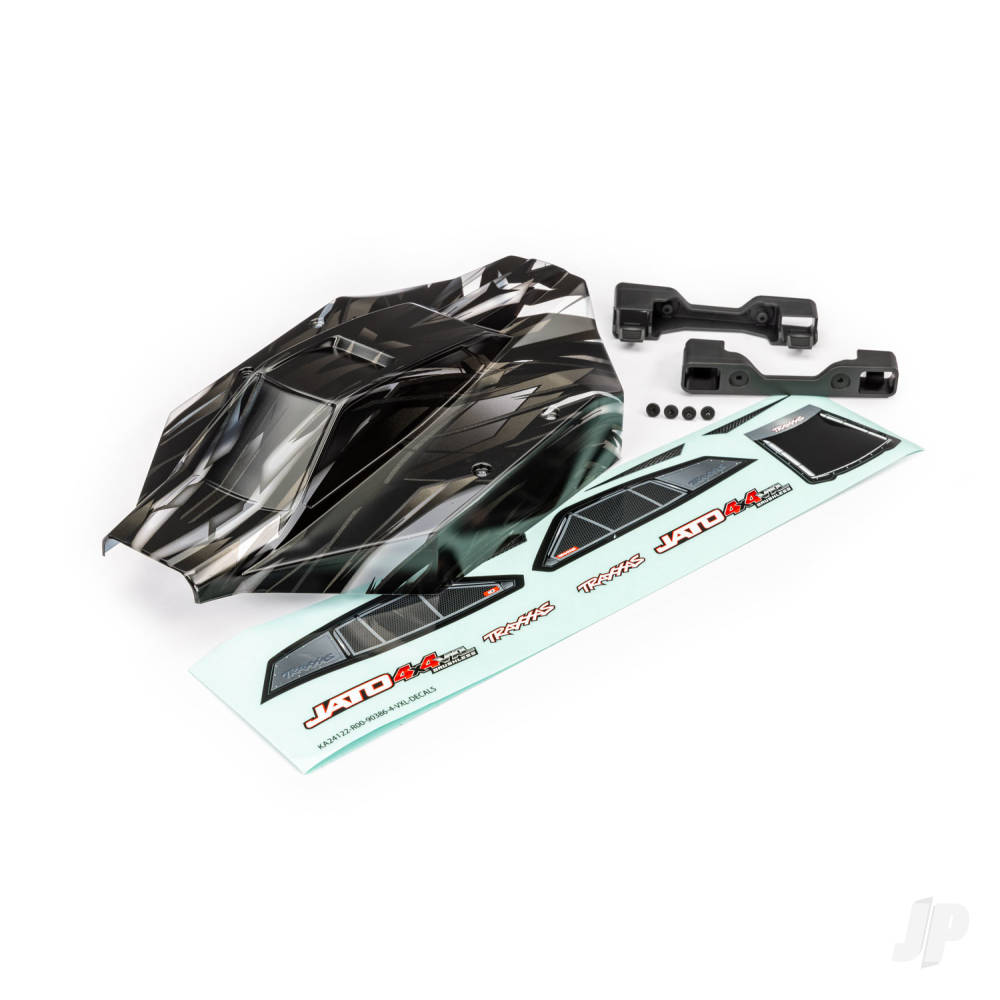 Traxxas Body, Jato 4X4 VXL, ProGraphix (graphics are printed, requires paint & final colour application)/ decal sheet