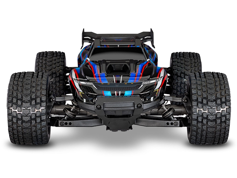 Traxxas Mini XRT VXL-3S 4WD RTR Race Truck, Blue (+ TQi 2-ch, VXL-3S, 2S LiPo, USB-C Charger, Clipless Body)-4