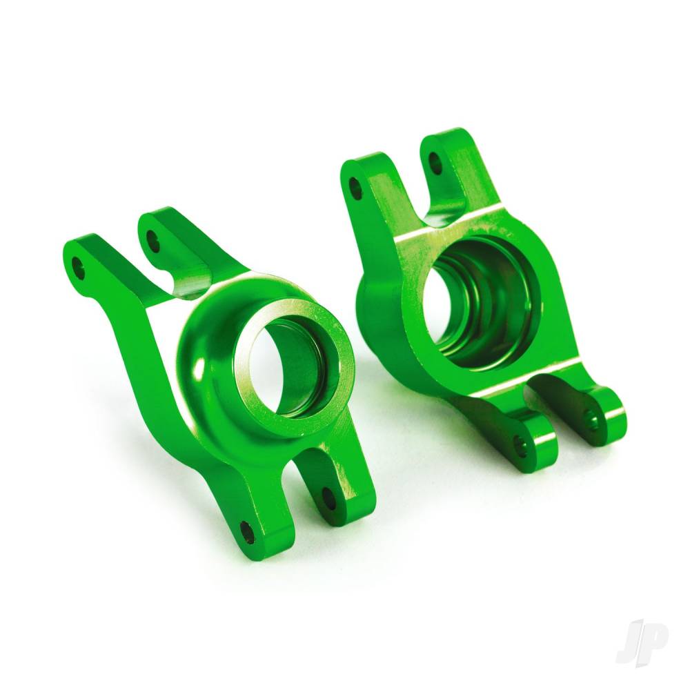 Traxxas Carriers, stub axle (Green-anodised 6061-T6 aluminium) (Rear) (2 pcs)