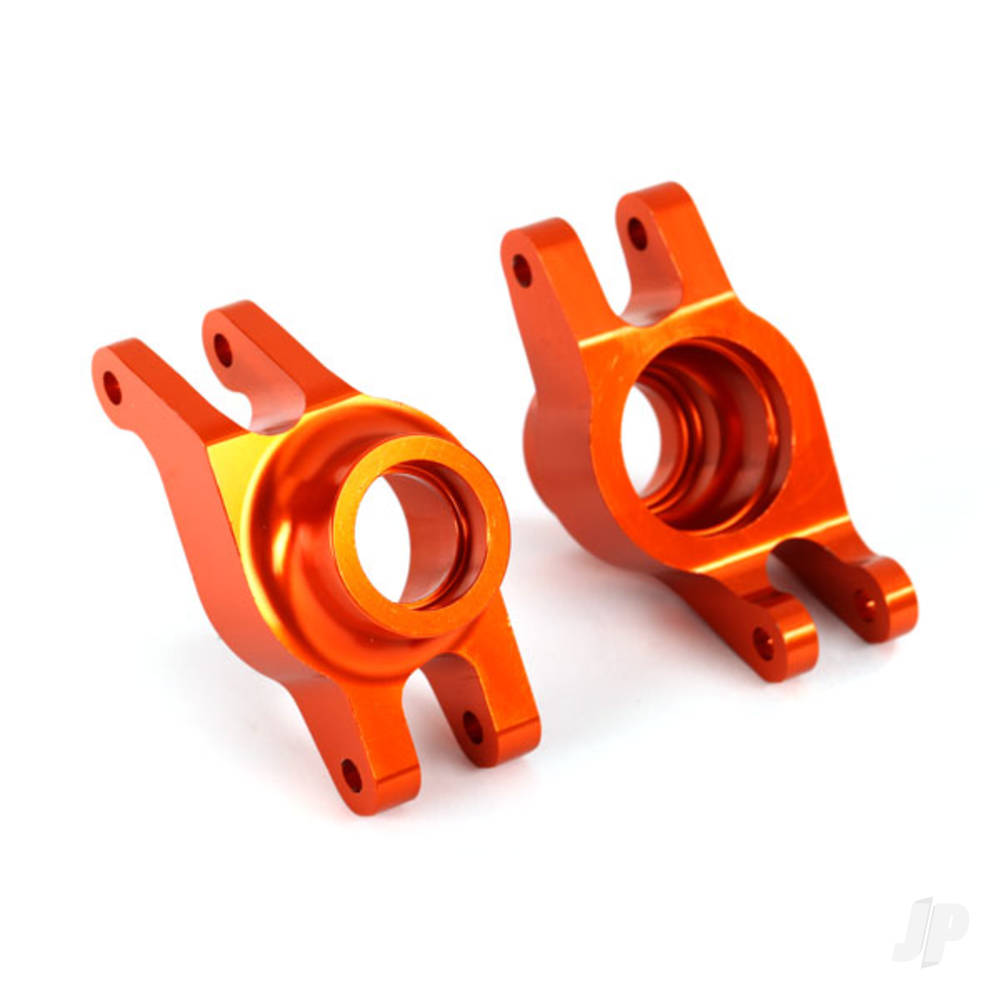 Traxxas Carriers, stub axle (Orange-anodised 6061-T6 aluminium) (Rear) (2 pcs)