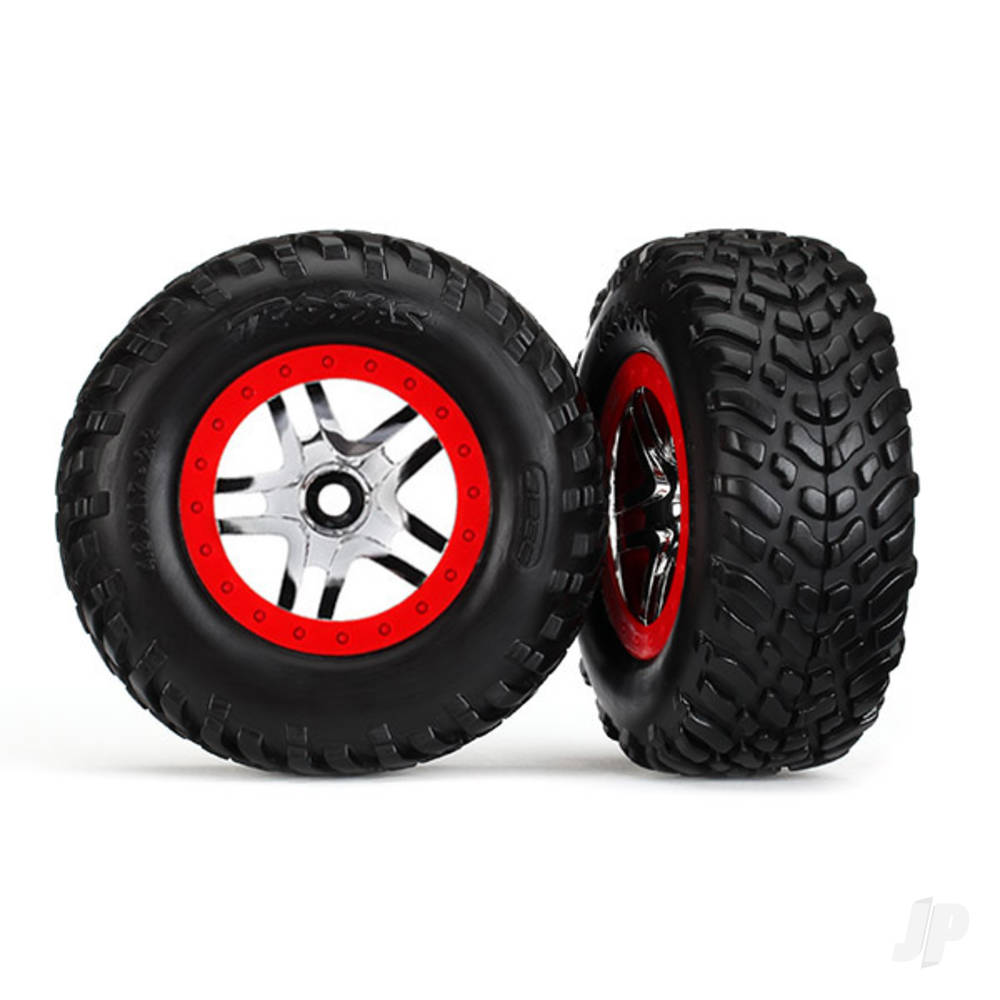 traxxas-wheels-tyres-assembled-glued-sct-off-road-racing-tyres-2-pcs-2