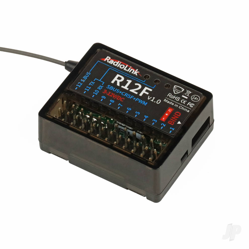 RadioLink T12D 2.4GHz 12-Channel Transmitter with R12F Receiver (Mode 2)-11