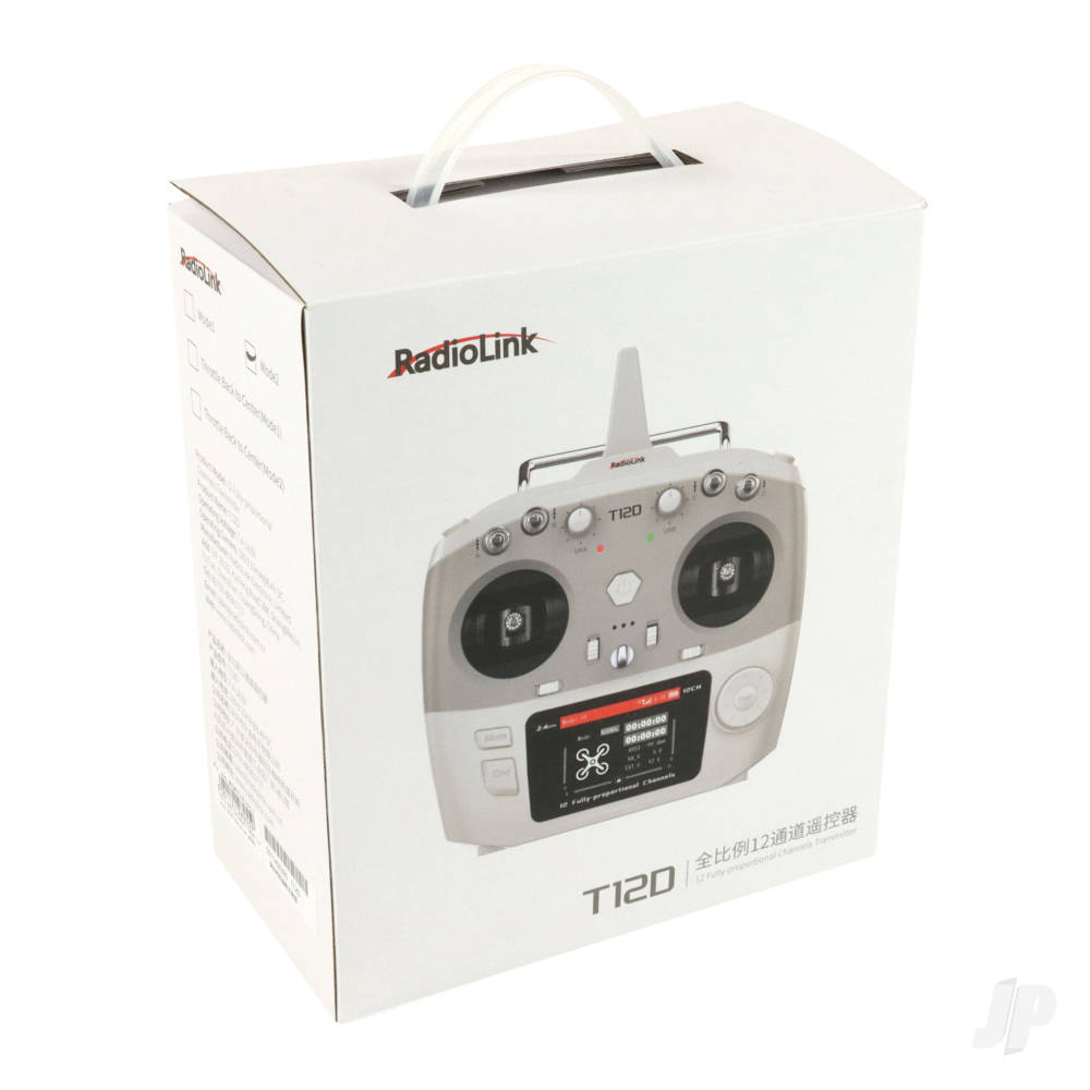 RadioLink T12D 2.4GHz 12-Channel Transmitter with R12F Receiver (Mode 2)-12