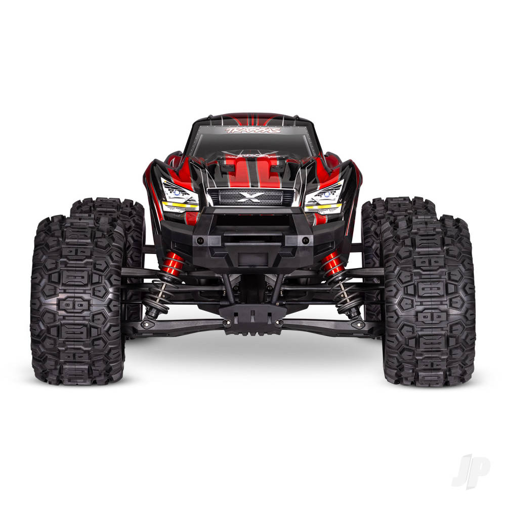 Traxxas X-Maxx Belted 1:6 8S 4WD Electric Monster Truck, Red (+ TQi 2-ch, VXL-8s, Velineon 1200XL, TSM, Belted Tyres)-3