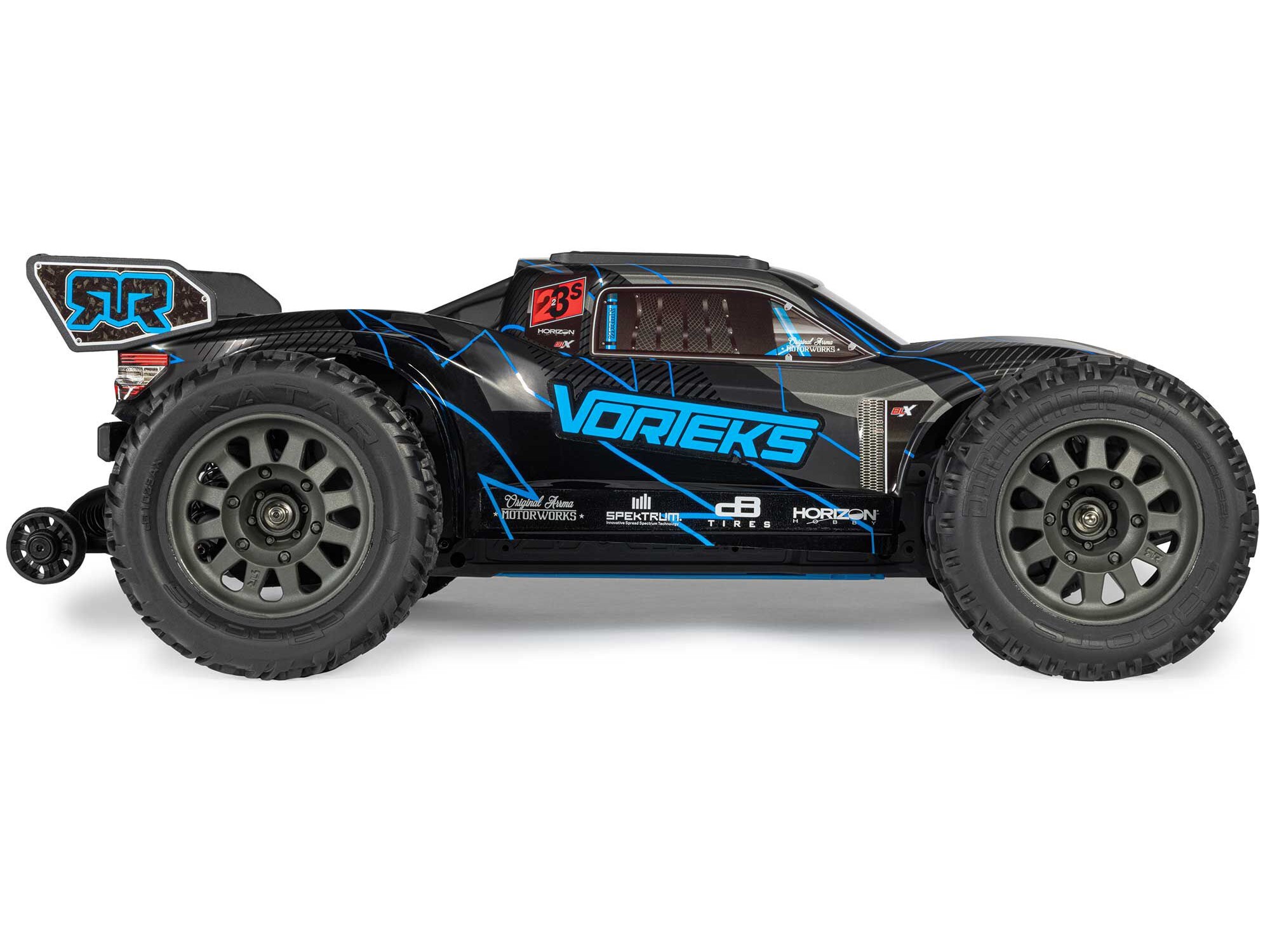 Arrma 1/10 VORTEKS 223S DSC 2WD RTR Brushless Stadium Truck, Blue-5