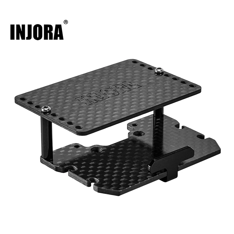injora-double-decker-carbon-fiber-tray-battery-esc-receiver-tray-for-1-18-trx4m
