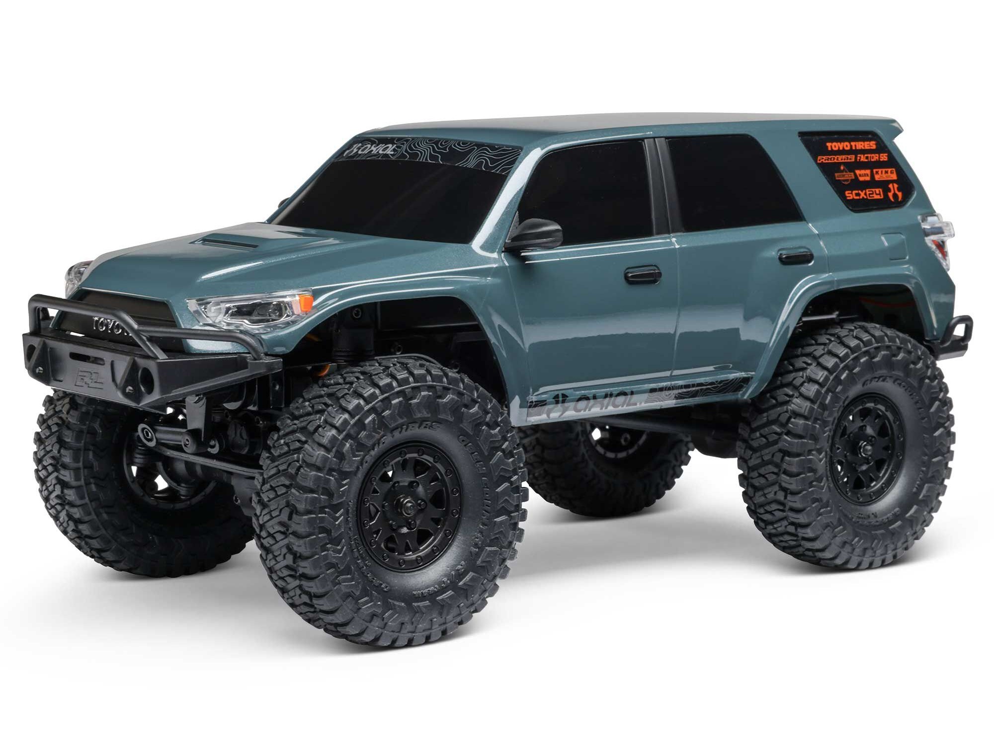 Axial 1/24 SCX24 Toyota 4Runner 4x4 RTR Brushed Rock Crawler - Grey-3