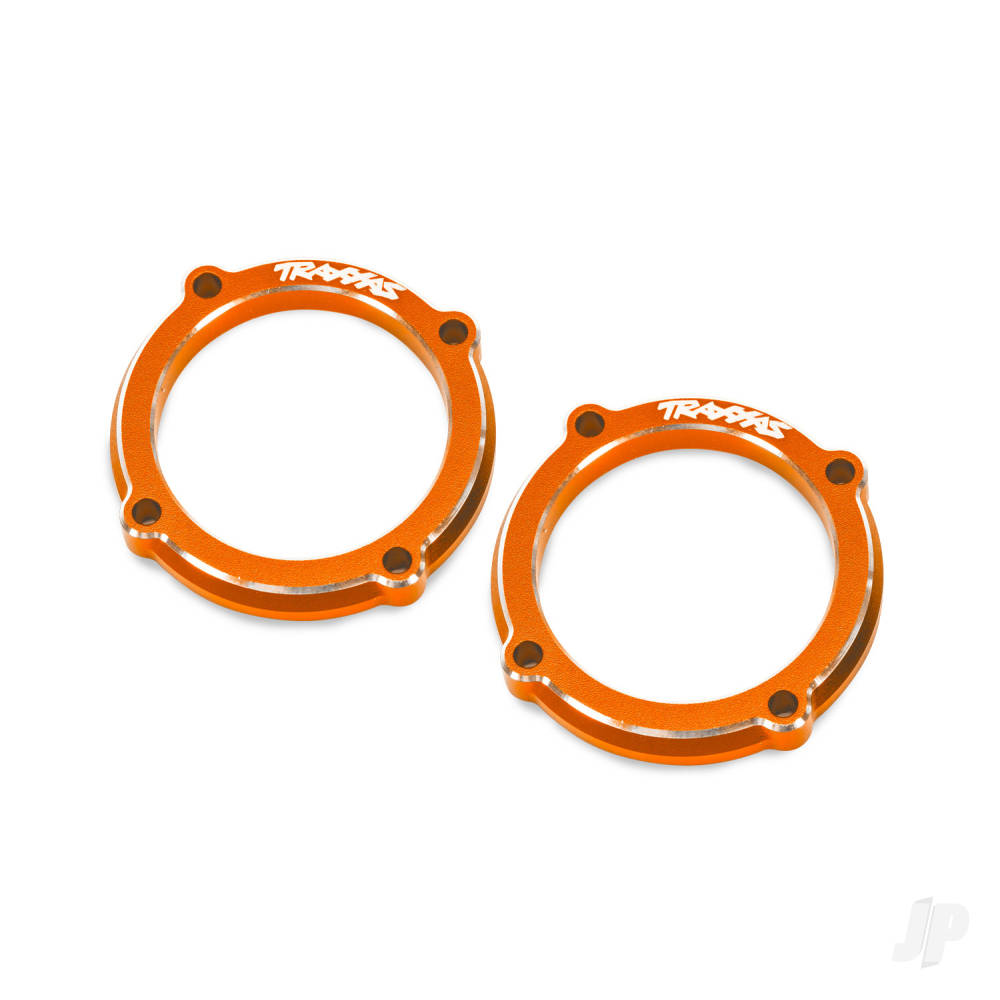 Traxxas Retainer, LED light pod (orange-anodised 6061-T6 aluminium) (2)