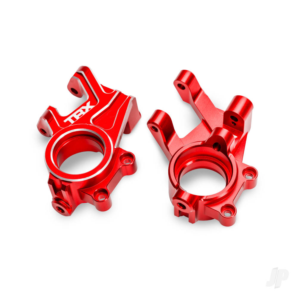 traxxas-steering-blocks-6061-t6-aluminium-red-anodised-left-right-3x8mm-bcs-with-threadlock-2-4x35mm-bcs-with-threadlock-2