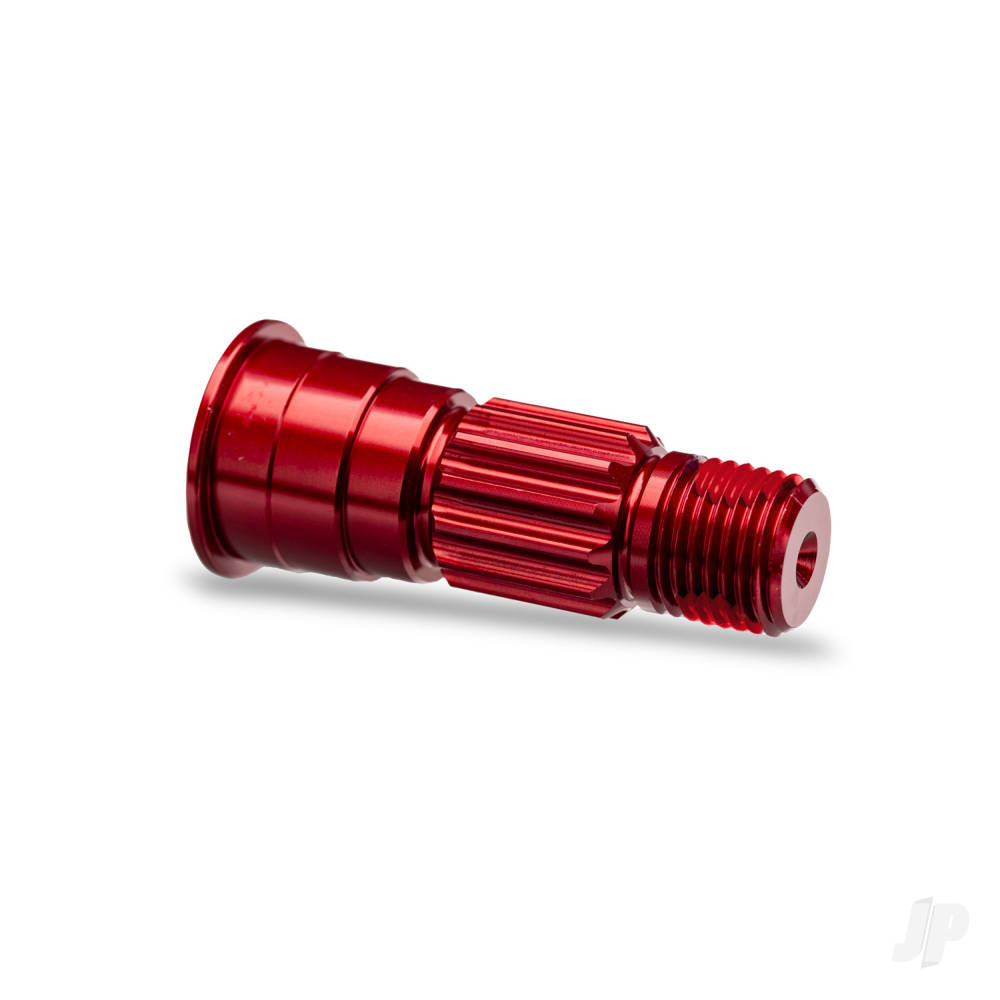 Traxxas Stub axle, front, 6061-T6 aluminium (red-anodised)