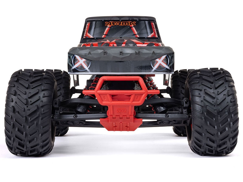 Arrma 1/10 QUAKE 223S DSC 2WD RTR Brushless Monster Truck, Red-4