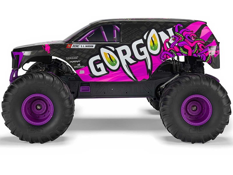 Arrma 1/10 GORGON MEGA 550 2WD MT with Battery Charger Purple-3