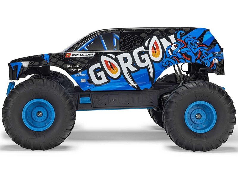 1/10 GORGON MEGA 550 2WD MT with Battery & Charger Blue-3