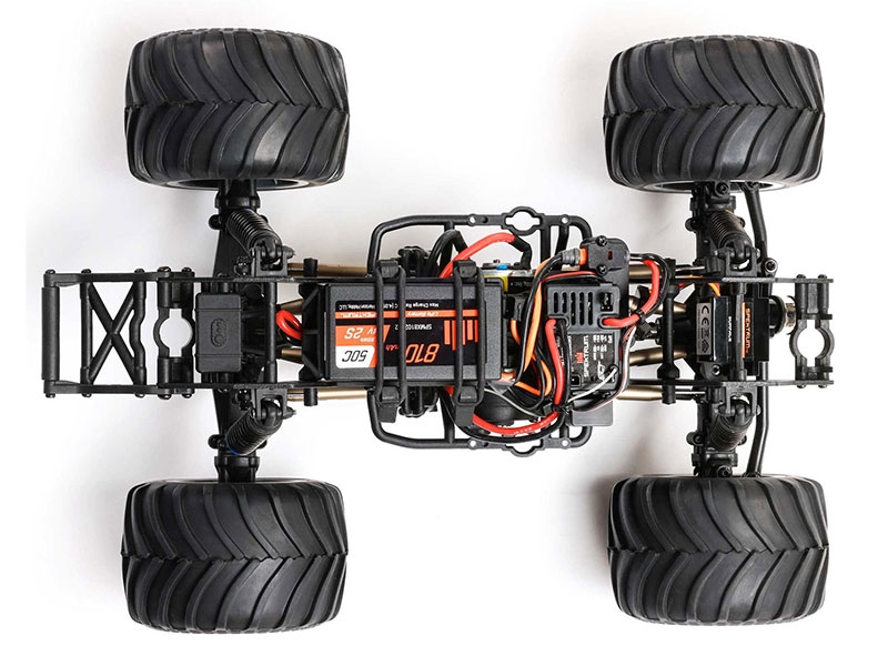 Losi 1/18 Mini LMT Zombie 2S 4X4 RTR Brushed Monster Truck-9