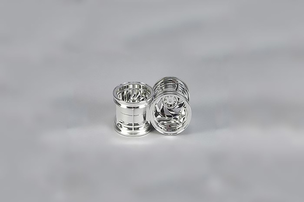 Tamiya Chrome Wheels L&R 1Pc Double Blaze