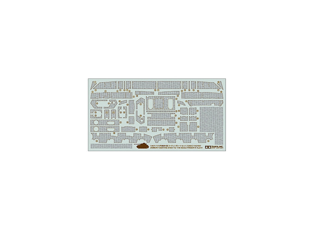 tamiya-148-panzer-iv-ausfh-zimmerit-coating-sheet