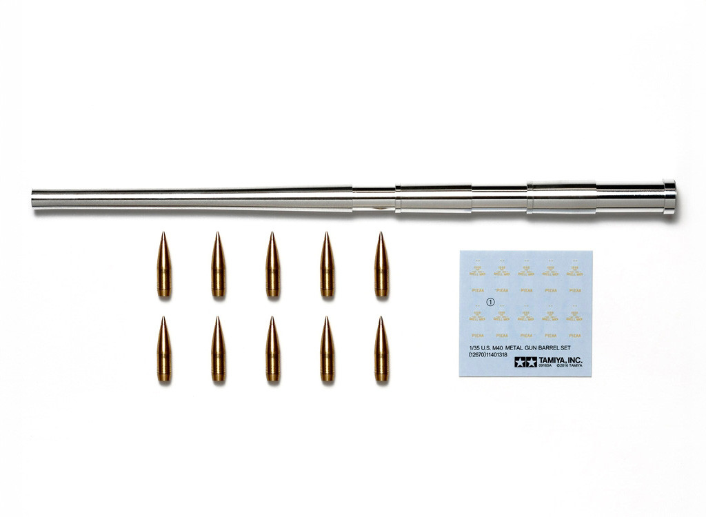 Tamiya 1/35 U.S. M40 Metal Gun Barrel