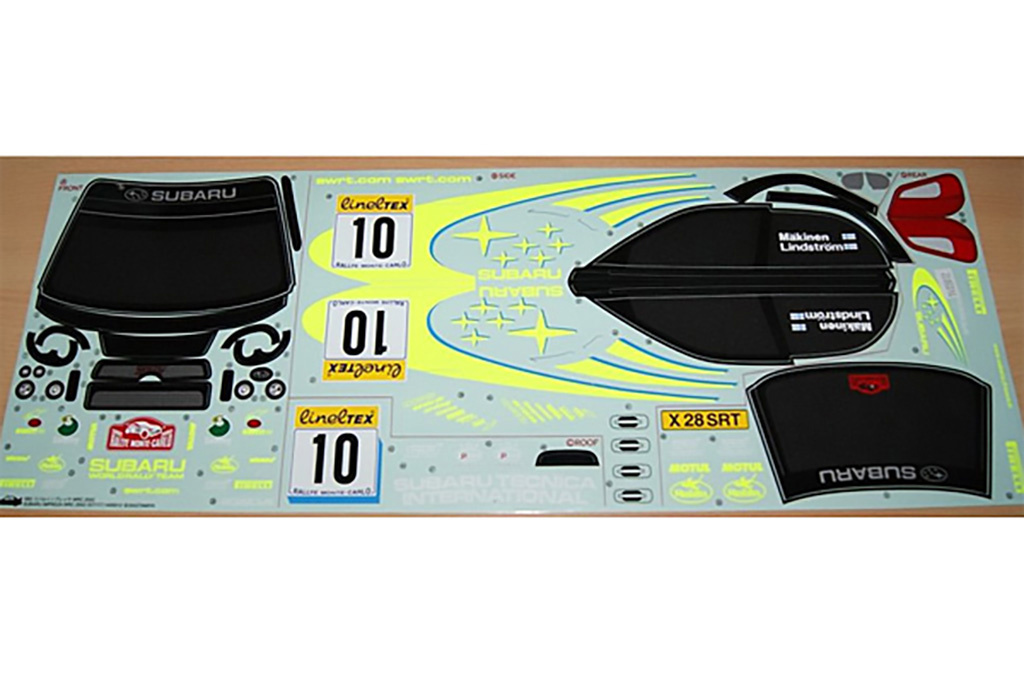 Tamiya Sticker For 57717 Impreza 02