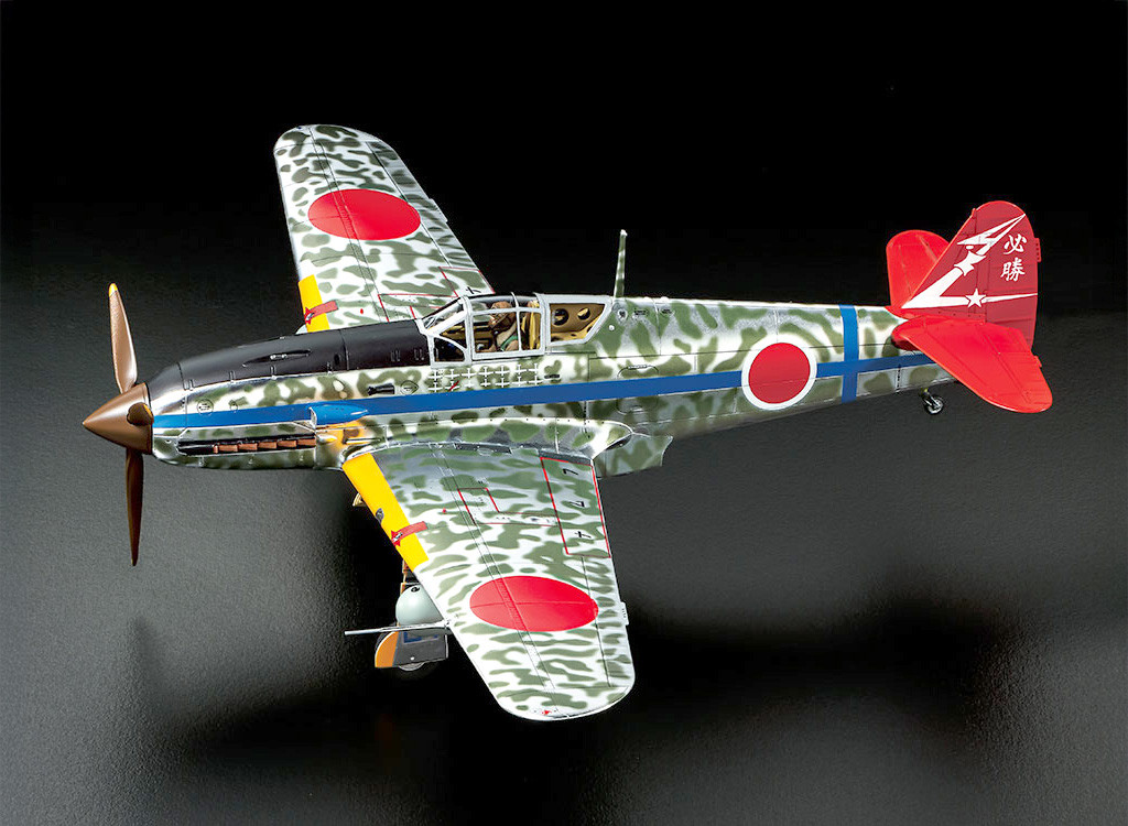 Tamiya 1/48 Kawasaki Ki-61-Id Hien (Tony) Silver Colour Plated with Camo Decals
