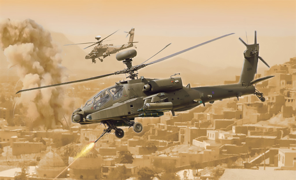 Italeri British Army Air Corps AH-64D APACHE LONGBOW