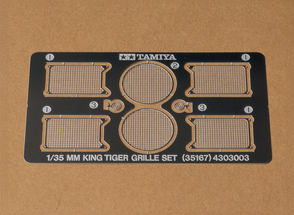Tamiya King Tiger Etched Grille