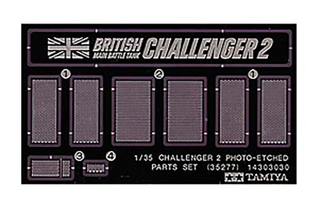 Tamiya Challenger 2 Photo-etched part
