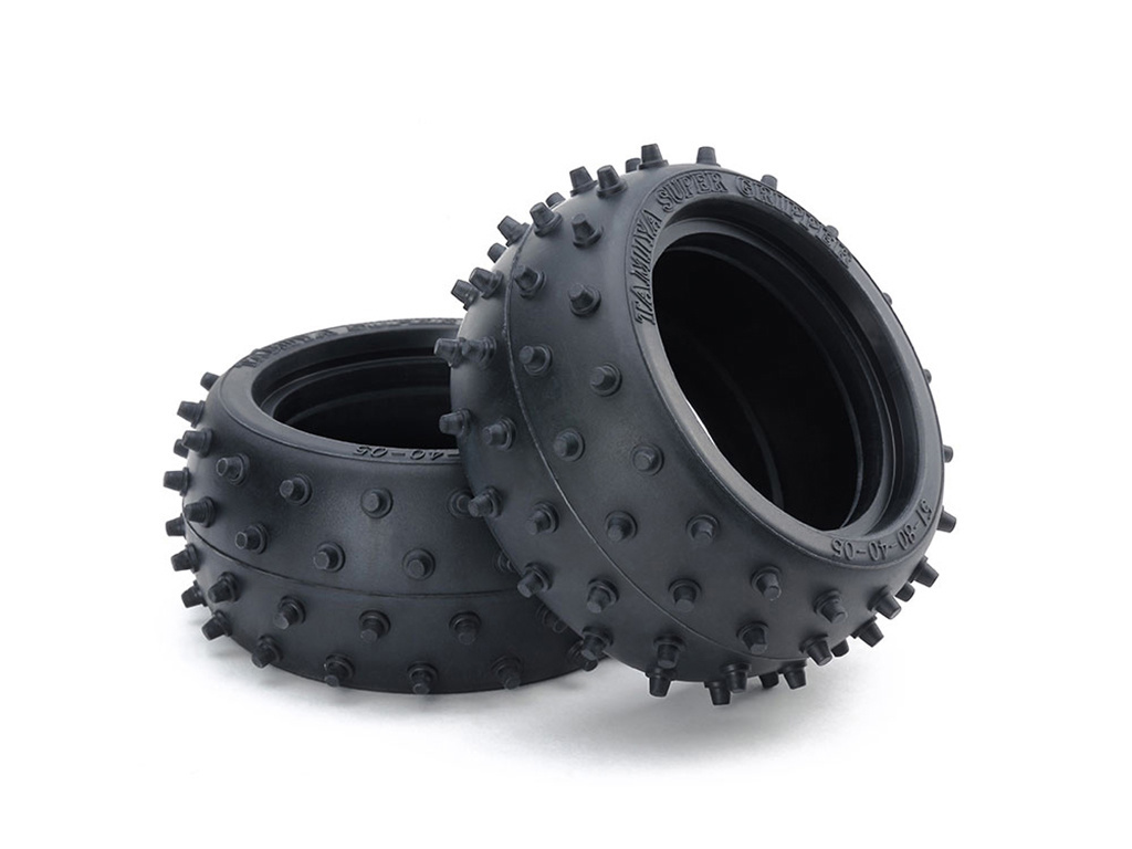 Tamiya RC WIDE STUD SPIKE TIRE SET