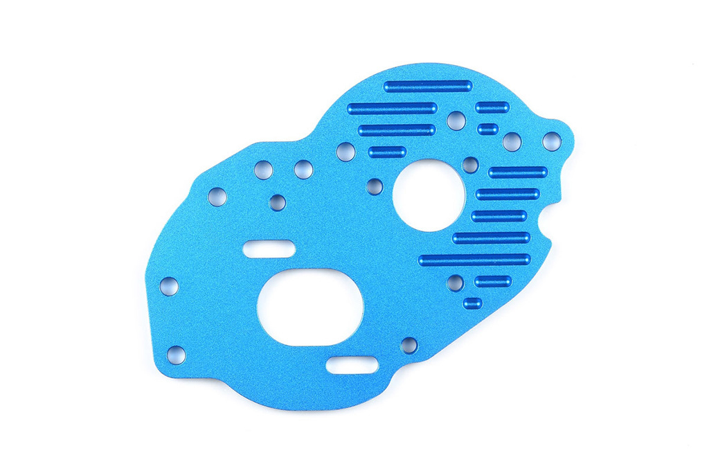 Tamiya Ff-03 Alu Motor Plate Blue