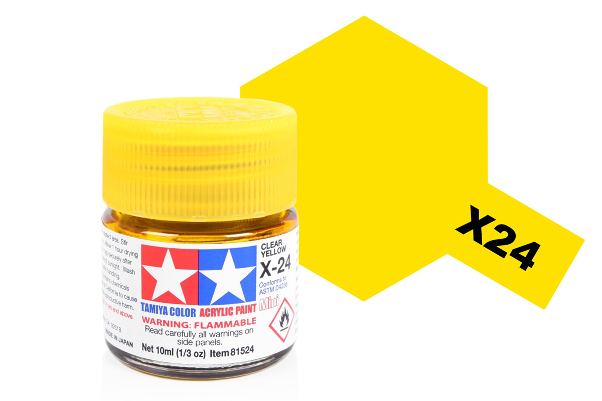 Tamiya Acrylic Mini X-24 Clear Yellow