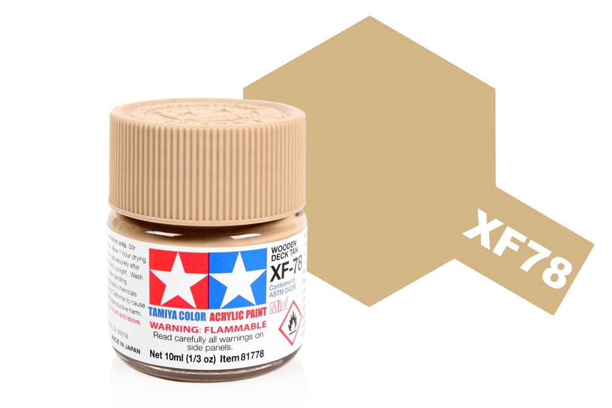 Tamiya Acrylic Mini XF-78 Wooden Deck Tan