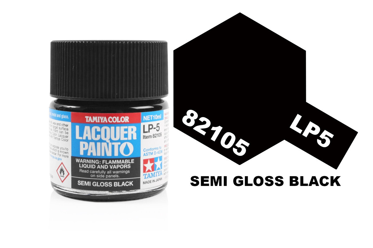 Tamiya LP-5 Semi Gloss Black