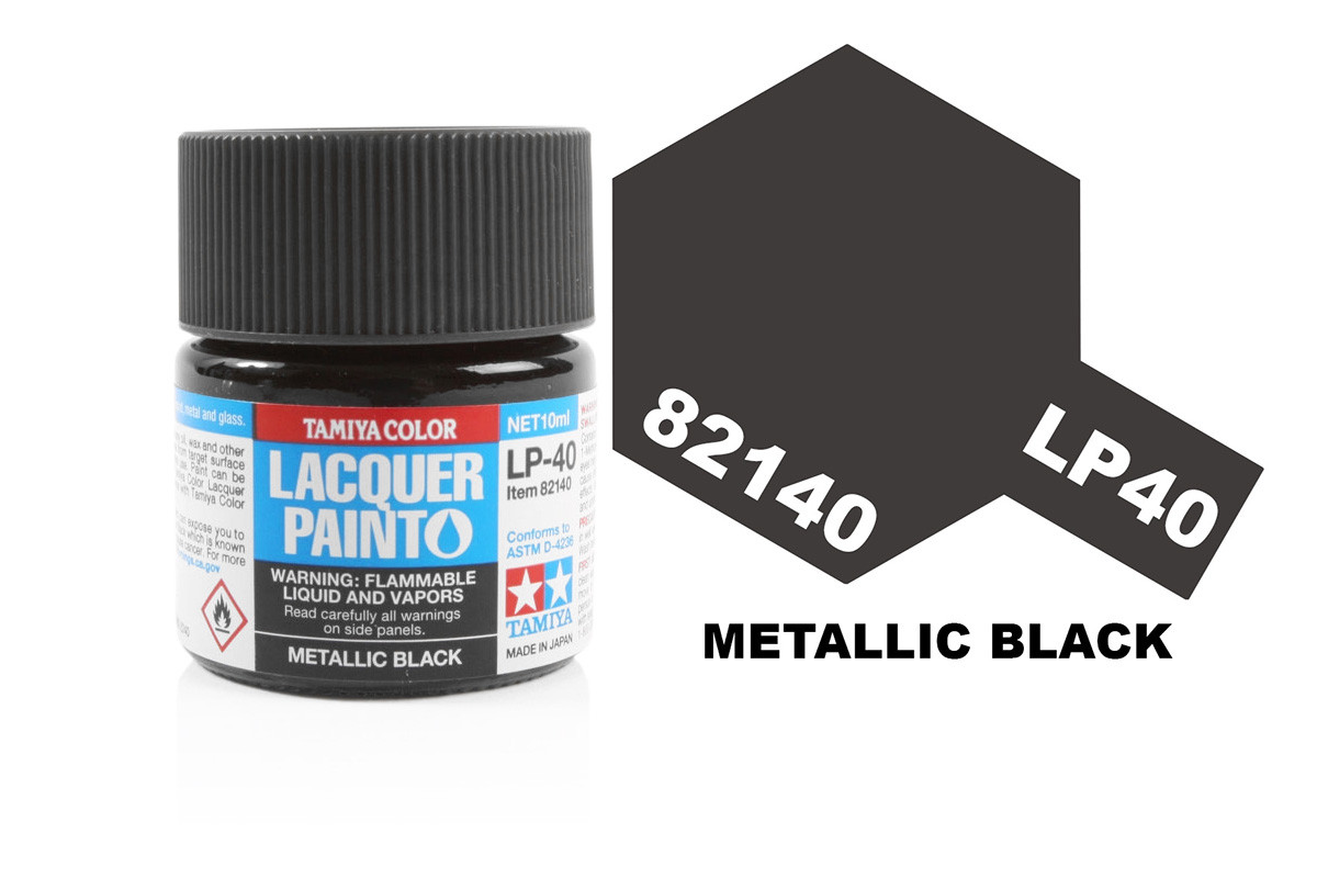 Tamiya LP-40 Metallic Black