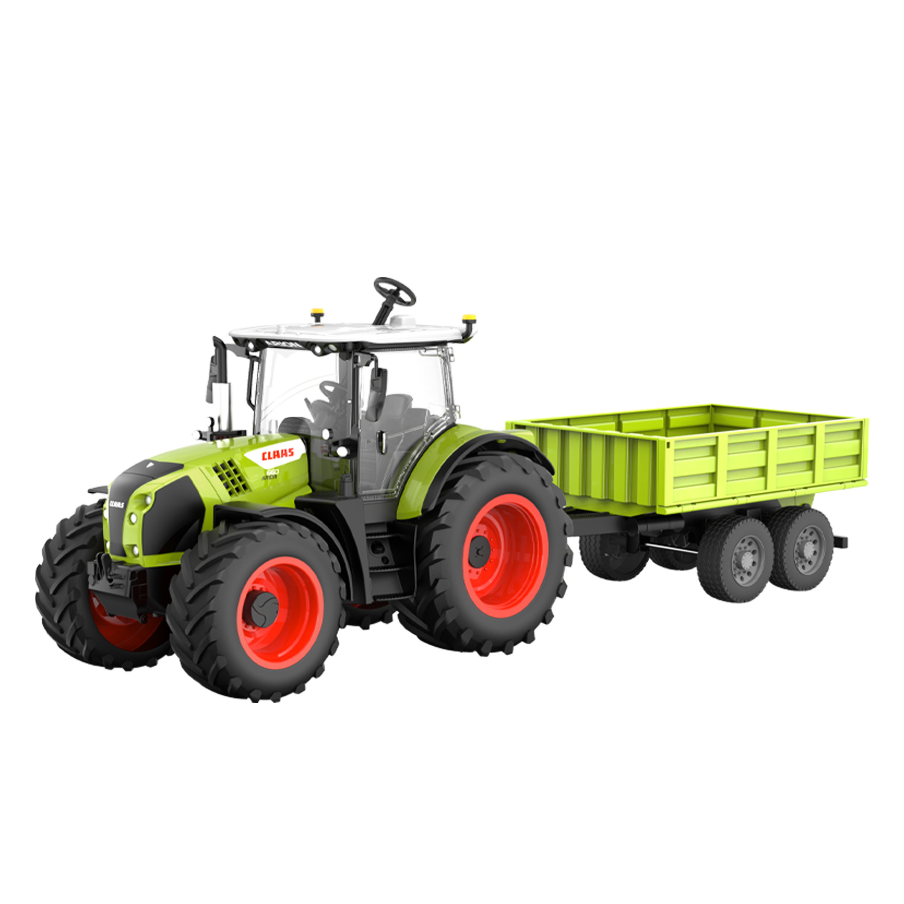 Double E 1/16 CLAAS ARION 660 Manual Tractor with Trailer
