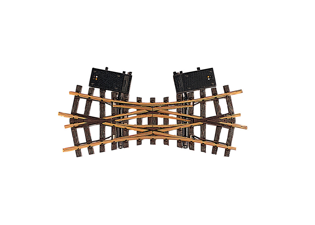 LGB Electric Double Slip Switch, 22.5°