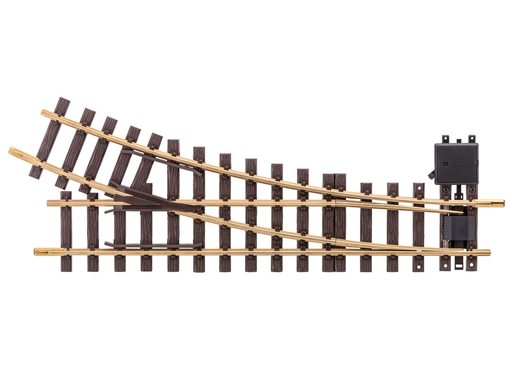 LGB Right Manual Turnout R3, 22.5°