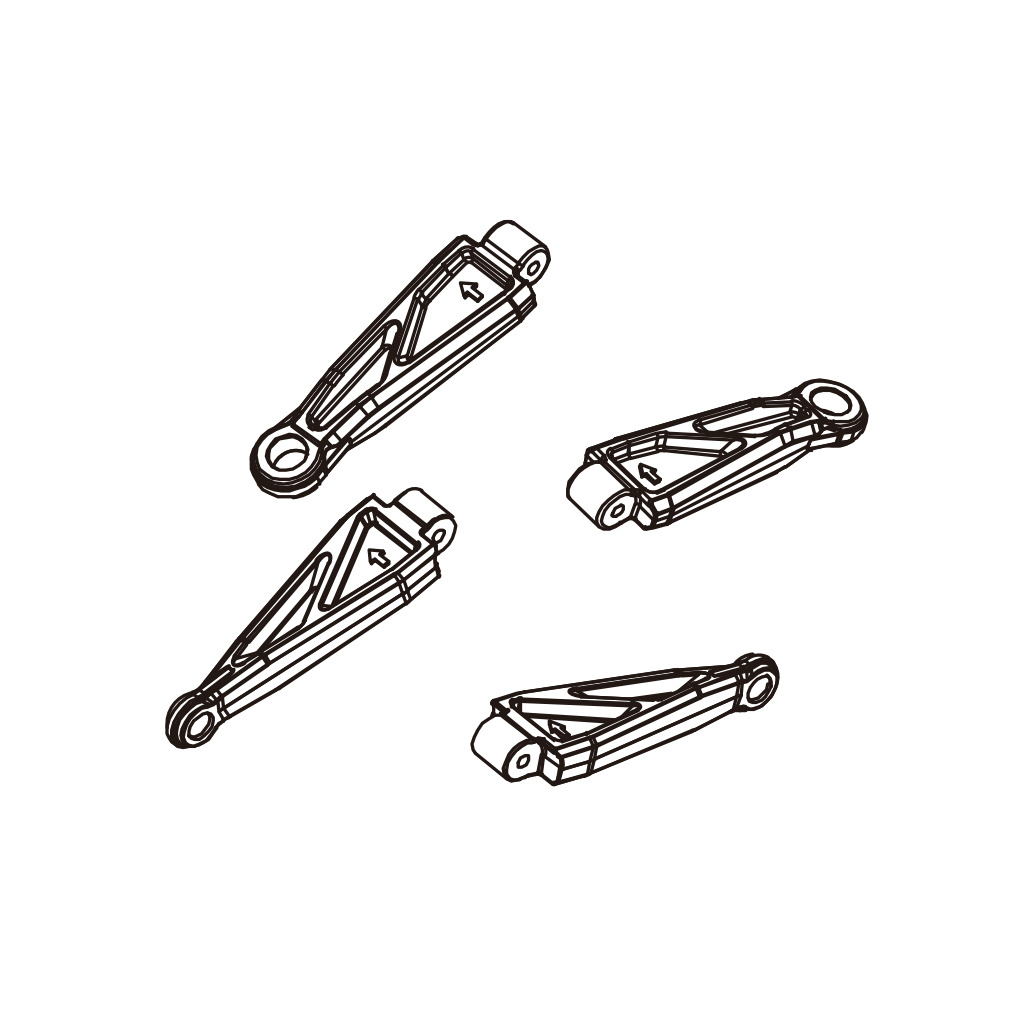 PD Racing Fr.Upper Arm_L/R 1PCS
Rr.Upper Arm_L/R 1PCS