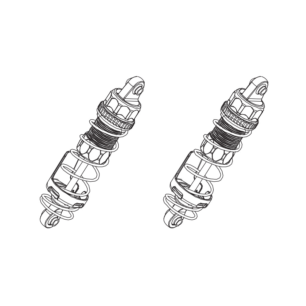 PD Racing Fr. Shock Absorber 2PCS