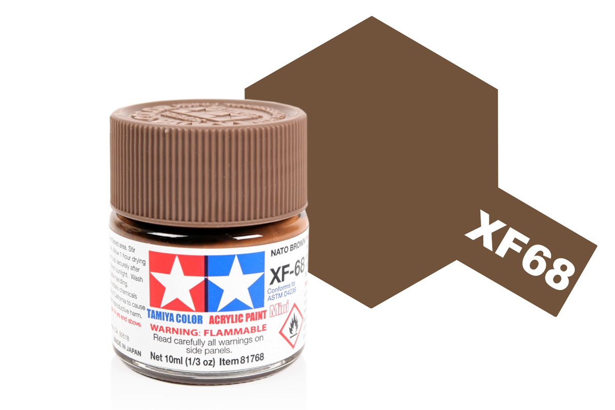 Tamiya Acrylic Mini XF-68 NATO Brown