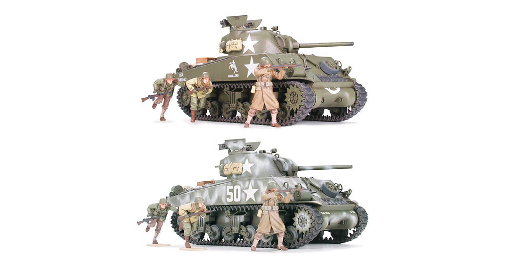 Tamiya M4A3 Sherman 75mm Gun Late