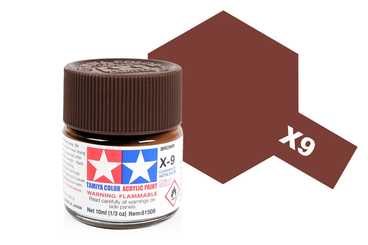Tamiya Acrylic Mini X-9 Brown