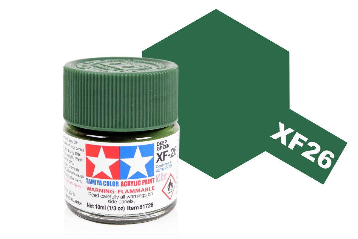 Tamiya Acrylic Mini XF-26 Deep Green