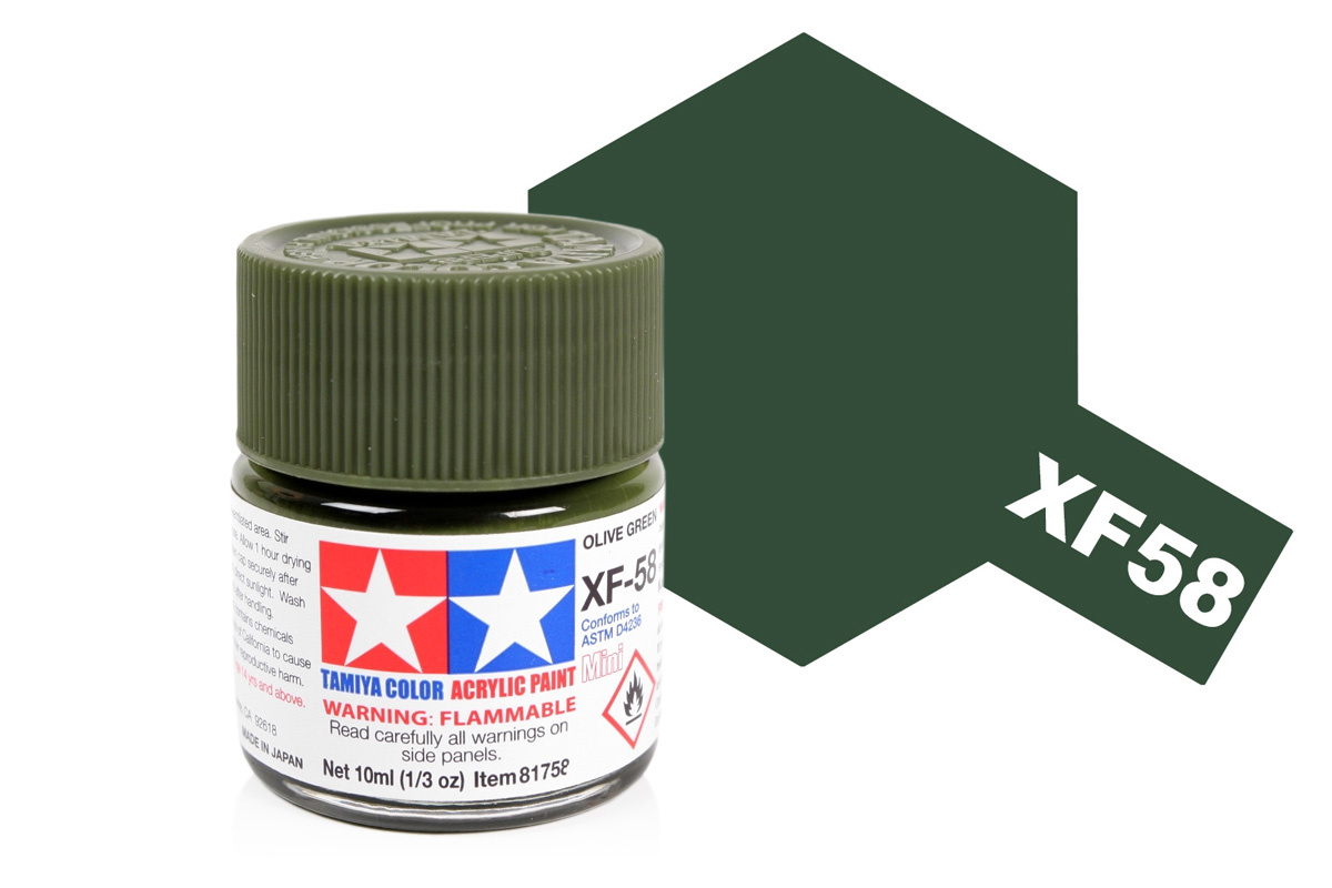 Tamiya Acrylic Mini XF-58 Olive Green