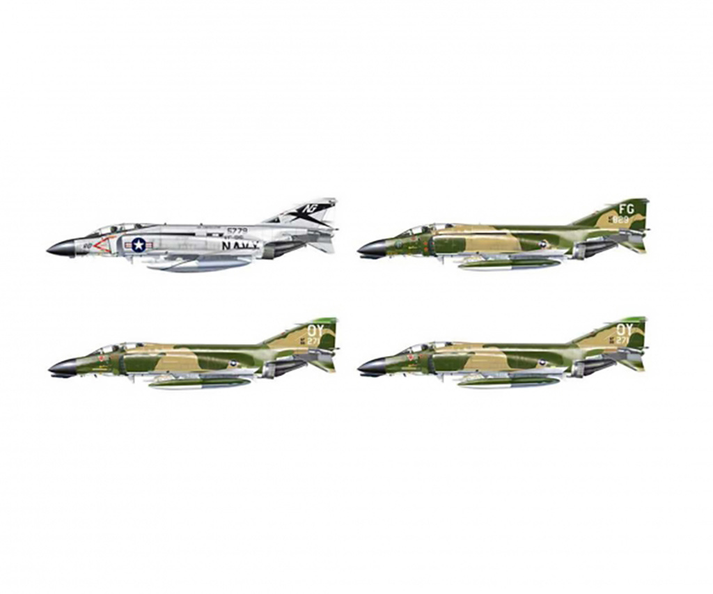 Italeri F-4 PHANTOM US VIETNAM ACES