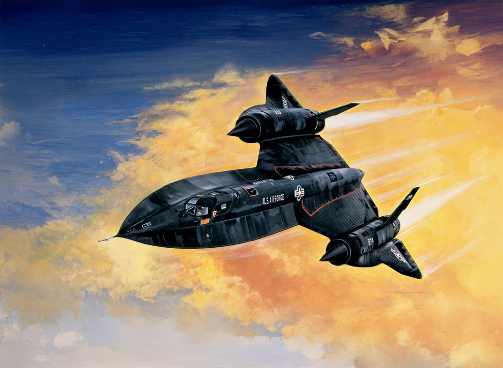 Italeri SR-71 BLACKBIRD with DRONE