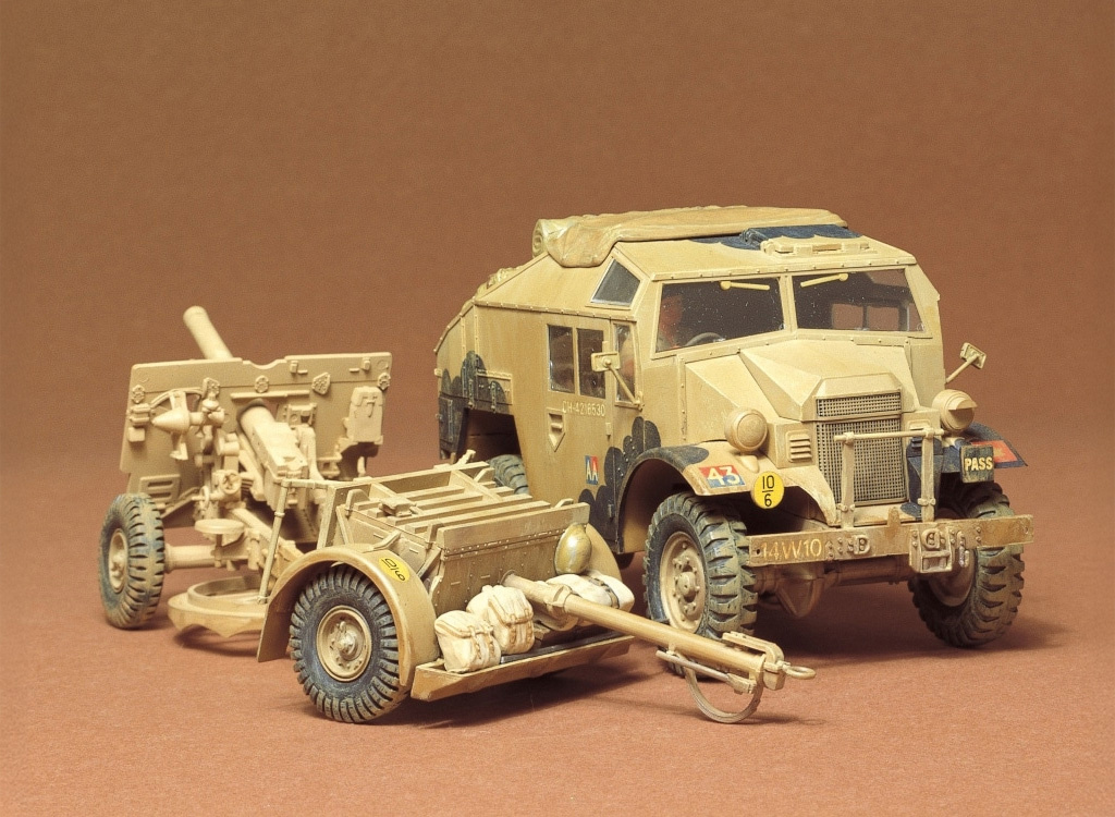 tamiya-135-british-25-pdr-field-gun-quad-gun-tractor