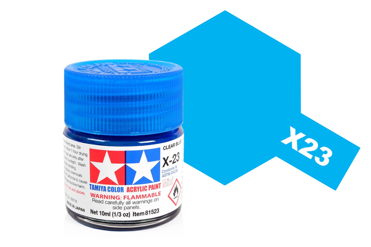 Tamiya Acrylic Mini X-23 Clear Blue