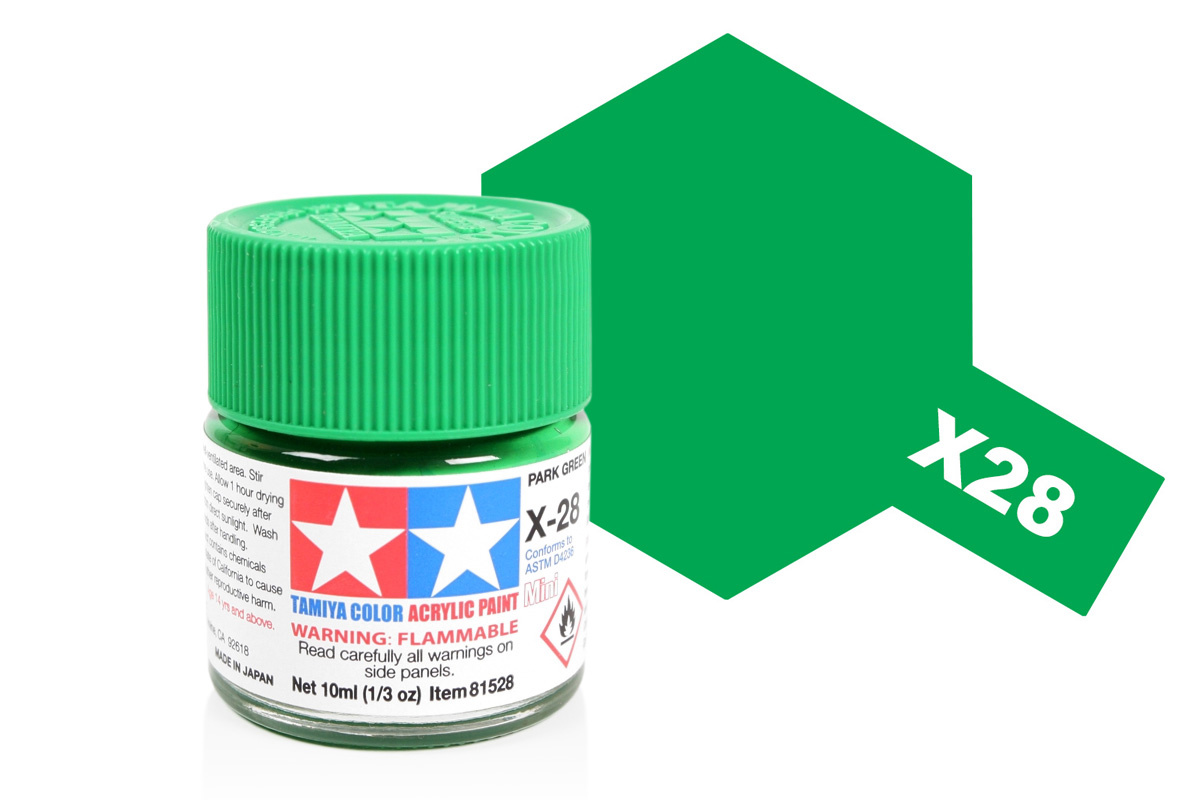 Tamiya Acrylic Mini X-28 Park Green