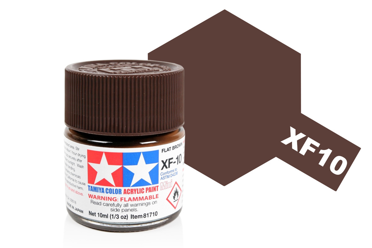 Tamiya Acrylic Mini XF-10 Flat Brown