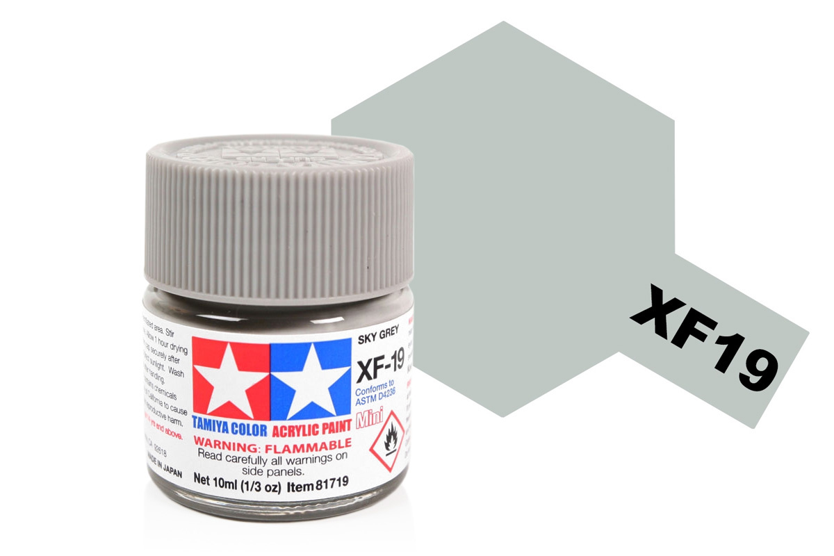 Tamiya Acrylic Mini XF-19 Sky Grey